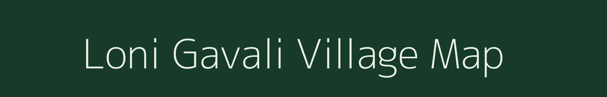 Loni Gavali village map in Maharashtra
