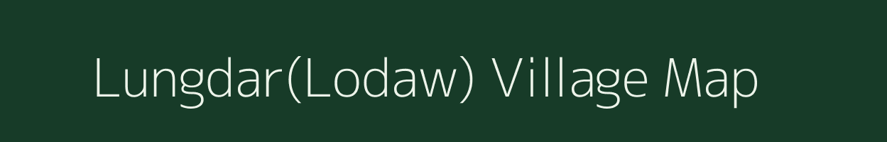 Lungdar(Lodaw) village map in Mizoram