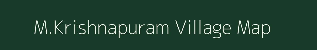 M.Krishnapuram village map in Andhra Pradesh