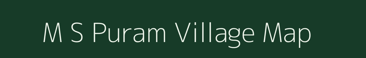 M S Puram village map in Andhra Pradesh
