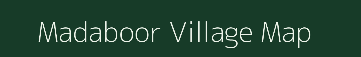 Madaboor village map in Karnataka