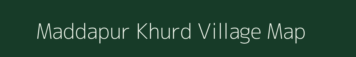 Maddapur Khurd village map in Uttar Pradesh