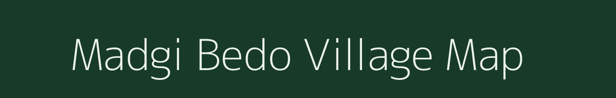 Madgi Bedo village map in Jharkhand