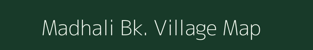 Madhali Bk. village map in Maharashtra