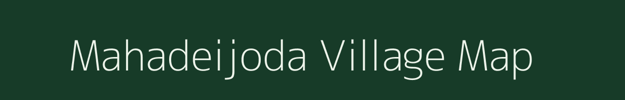 Mahadeijoda village map in Odisha