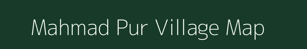 Mahmad Pur village map in Uttar Pradesh