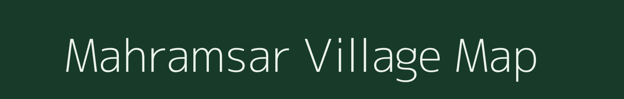 Mahramsar village map in Rajasthan