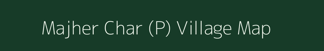 Majher Char (P) village map in West Bengal