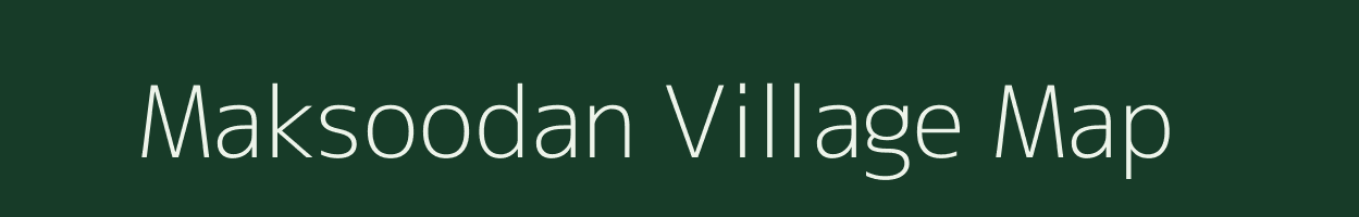 Maksoodan village map in Uttar Pradesh