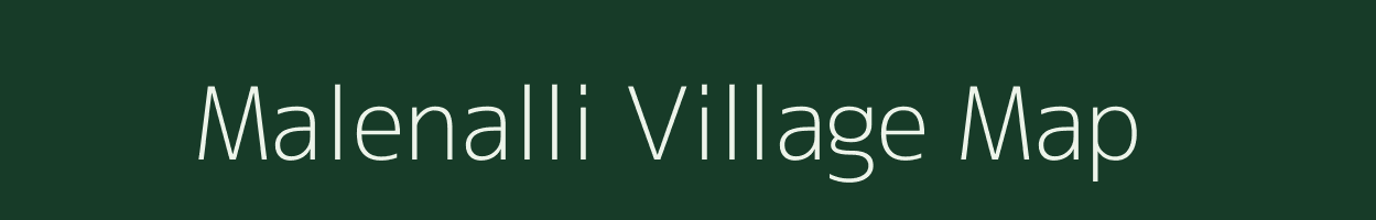 Malenalli village map in Karnataka