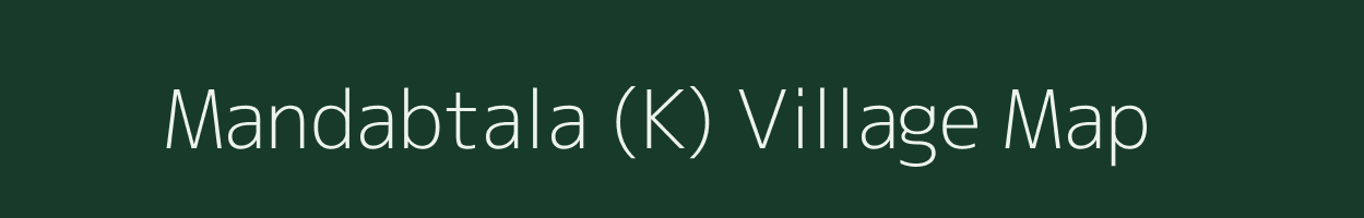 Mandabtala (K) village map in West Bengal