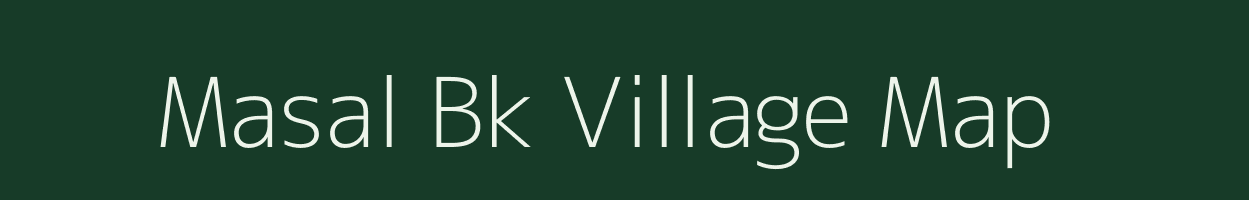 Masal Bk village map in Maharashtra