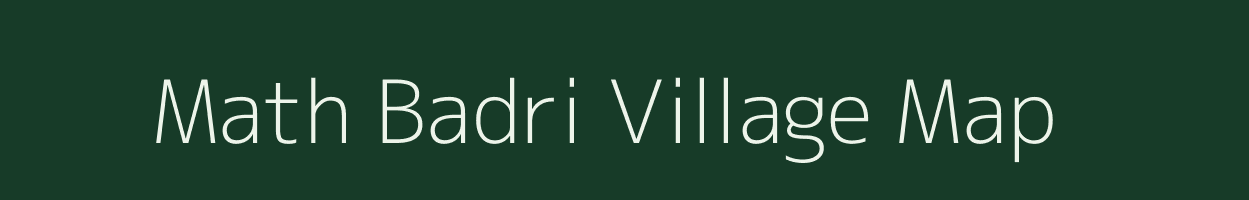 Math Badri village map in Rajasthan