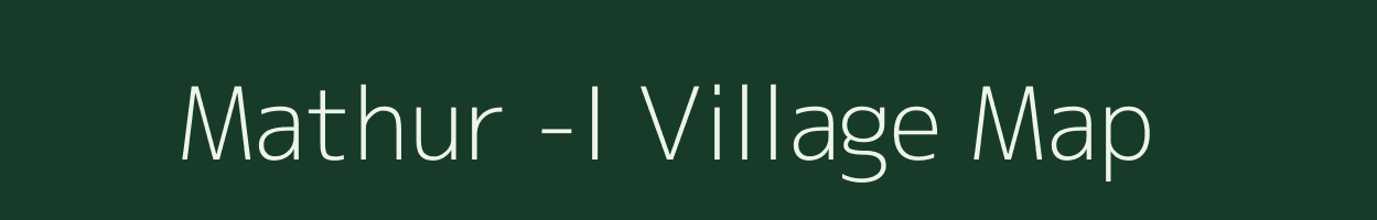 Mathur -I village map in Kerala