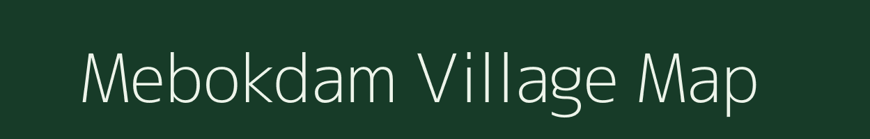 Mebokdam village map in Meghalaya