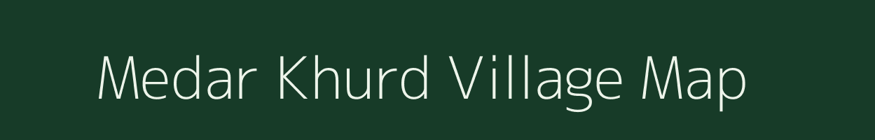 Medar Khurd village map in Rajasthan