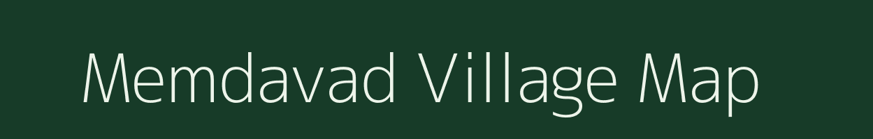 Memdavad village map in Gujarat