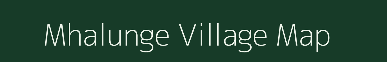 Mhalunge village map in Maharashtra