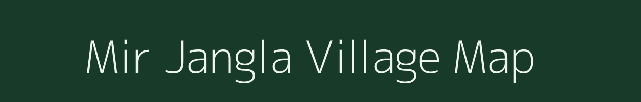 Mir Jangla village map in West Bengal