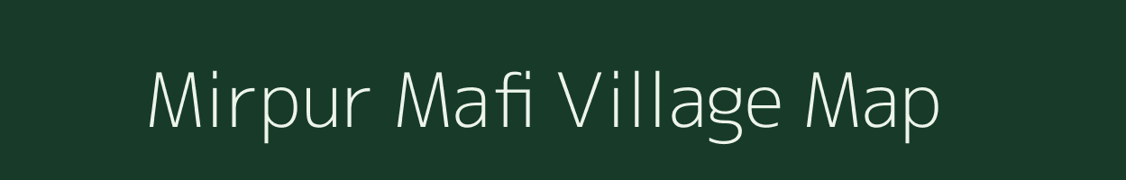 Mirpur Mafi village map in Uttar Pradesh