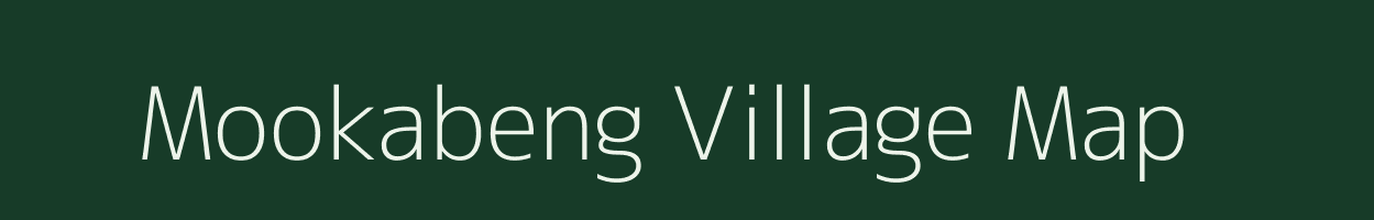 Mookabeng village map in Meghalaya