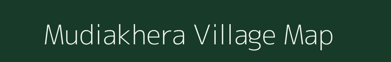 Mudiakhera village map in Uttar Pradesh