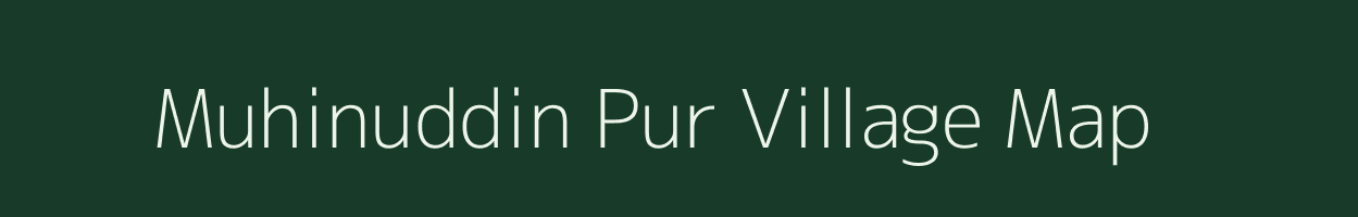 Muhinuddin Pur village map in Uttar Pradesh