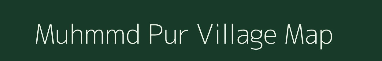 Muhmmd Pur village map in Uttar Pradesh