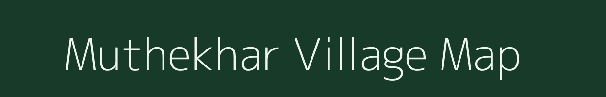 Muthekhar village map in Maharashtra