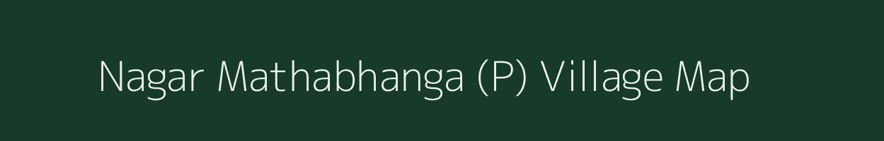 Nagar Mathabhanga (P) village map in West Bengal