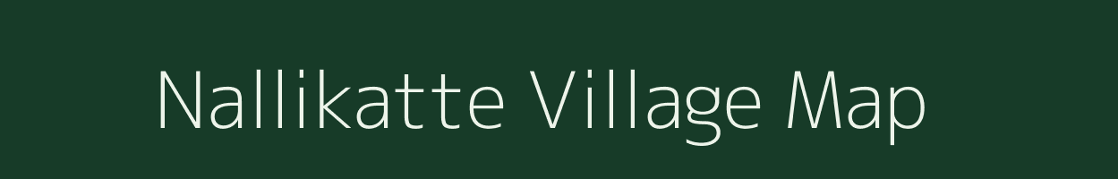 Nallikatte village map in Karnataka