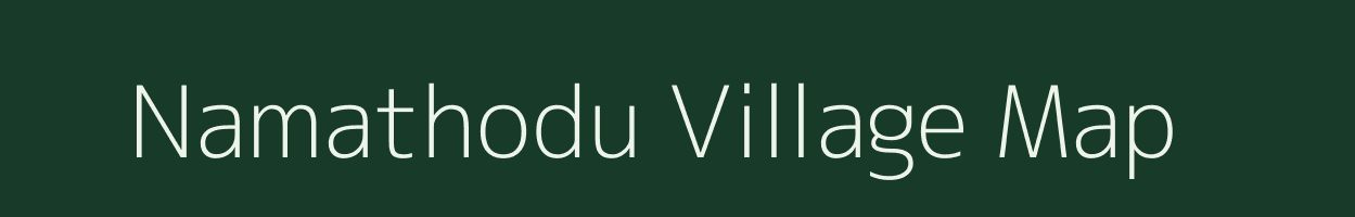 Namathodu village map in Tamil Nadu