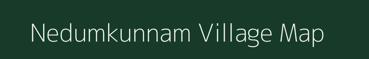 Nedumkunnam village map in Kerala