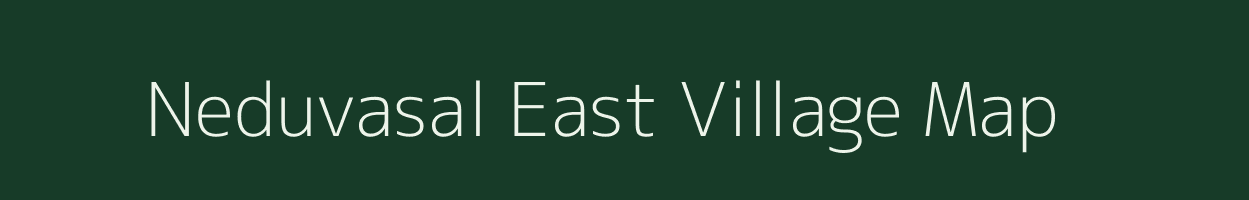 Neduvasal East village map in Tamil Nadu