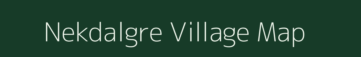 Nekdalgre village map in Meghalaya