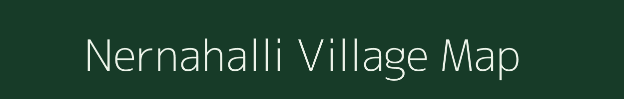 Nernahalli village map in Karnataka