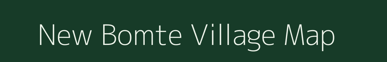 New Bomte village map in Arunachal Pradesh