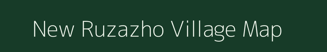 New Ruzazho village map in Nagaland