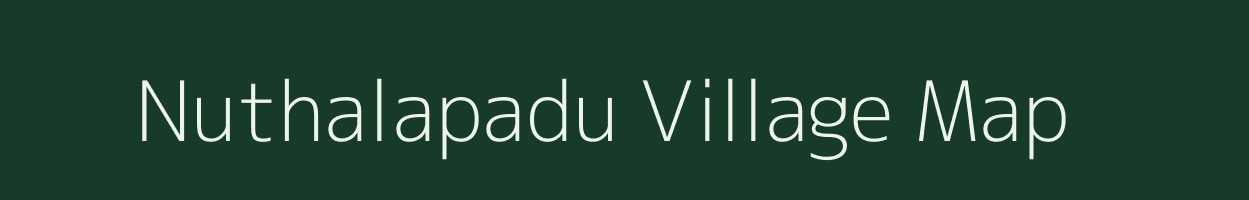 Nuthalapadu village map in Andhra Pradesh