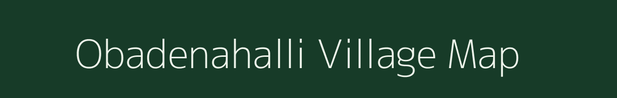 Obadenahalli village map in Karnataka