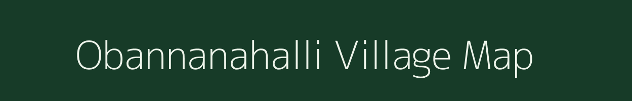 Obannanahalli village map in Karnataka