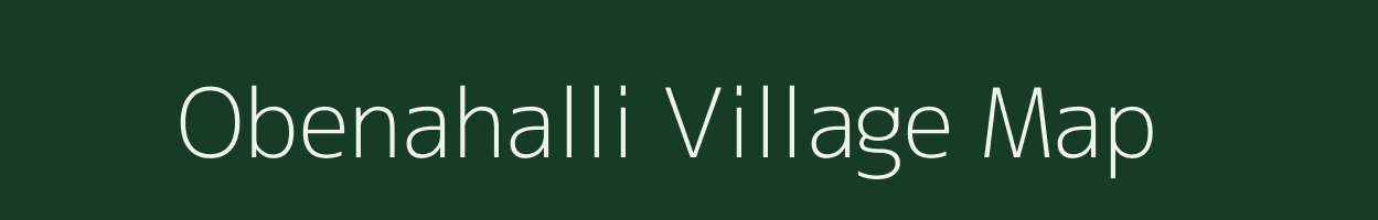 Obenahalli village map in Karnataka