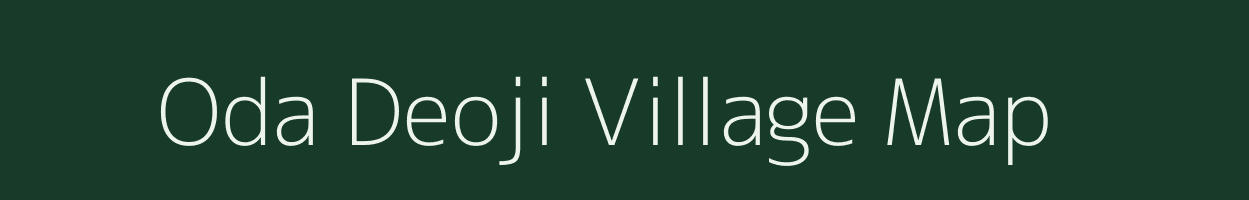 Oda Deoji village map in Rajasthan