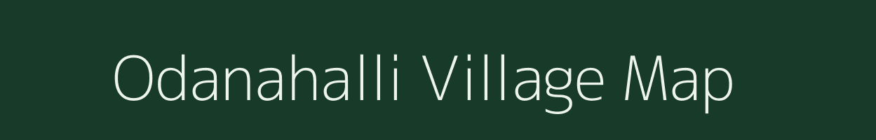 Odanahalli village map in Karnataka