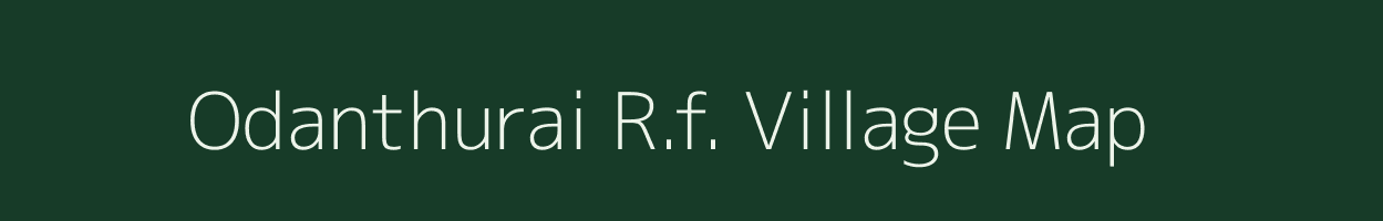 Odanthurai R.f. village map in Tamil Nadu