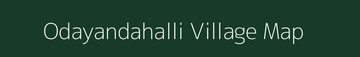 Odayandahalli village map in Tamil Nadu