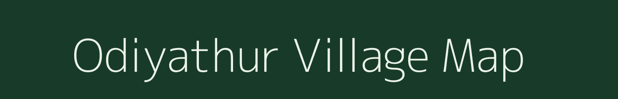 Odiyathur village map in Tamil Nadu