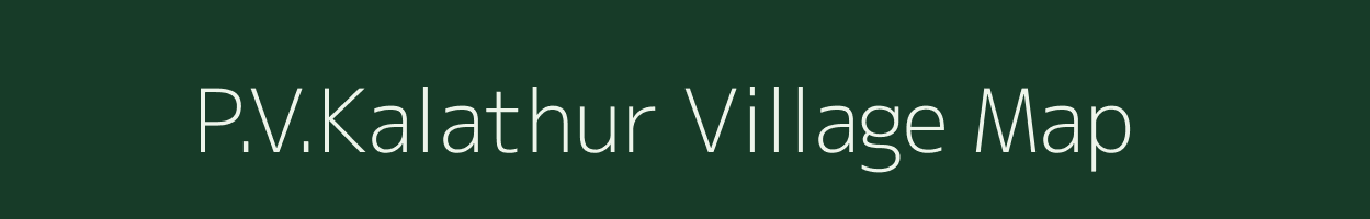 P.V.Kalathur village map in Tamil Nadu