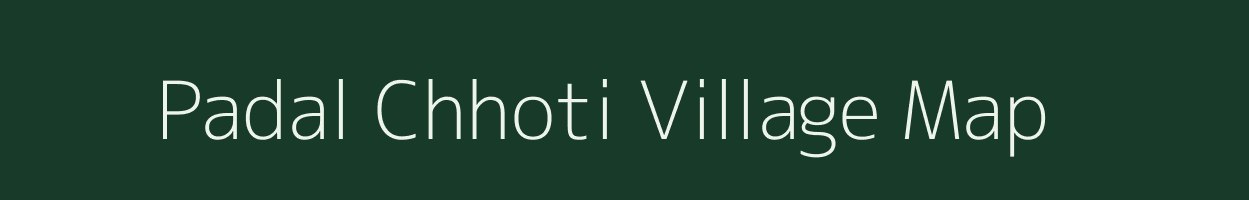 Padal Chhoti village map in Rajasthan