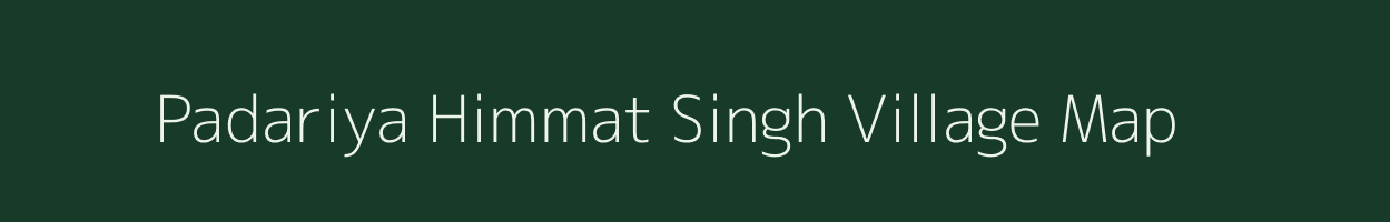 Padariya Himmat Singh village map in Madhya Pradesh
